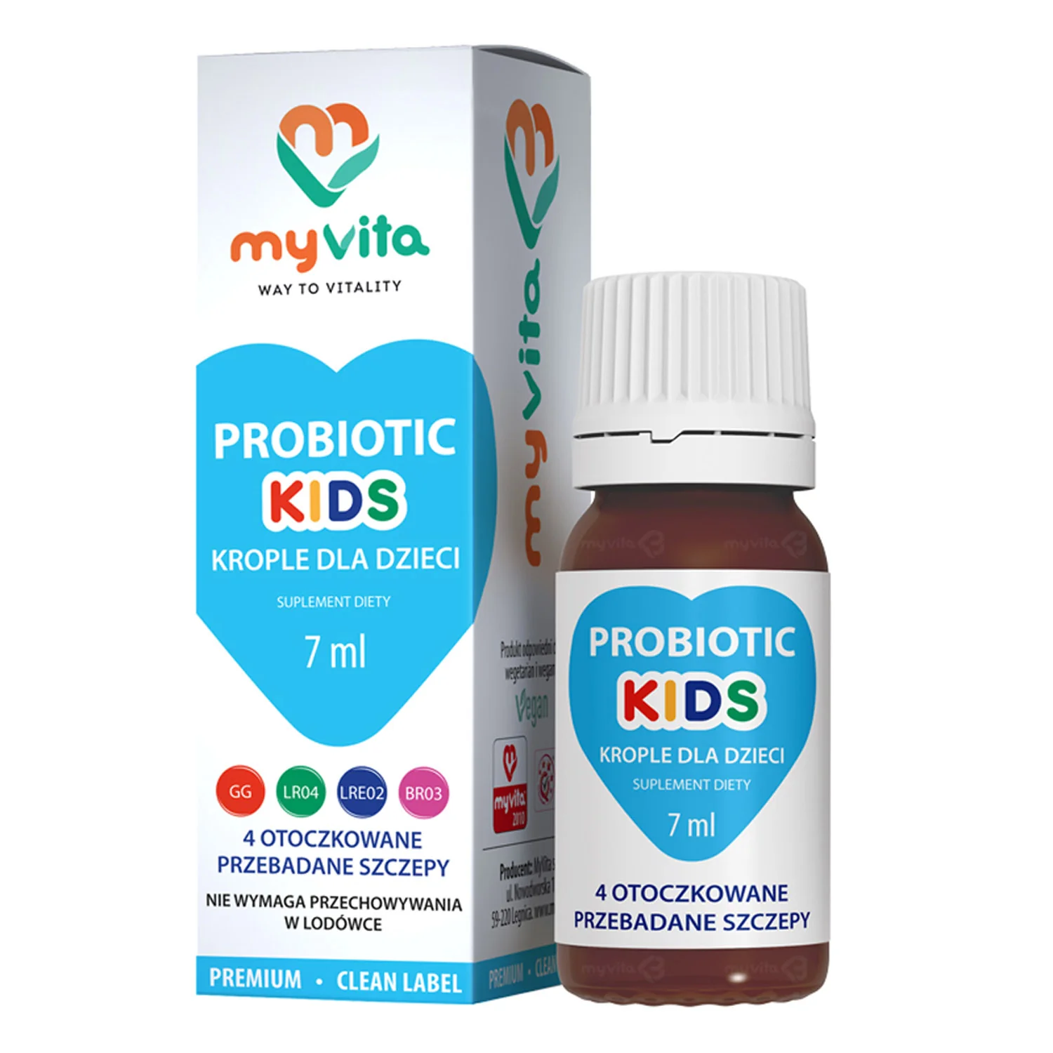 MyVita Probiotic Kids krople, 7 ml