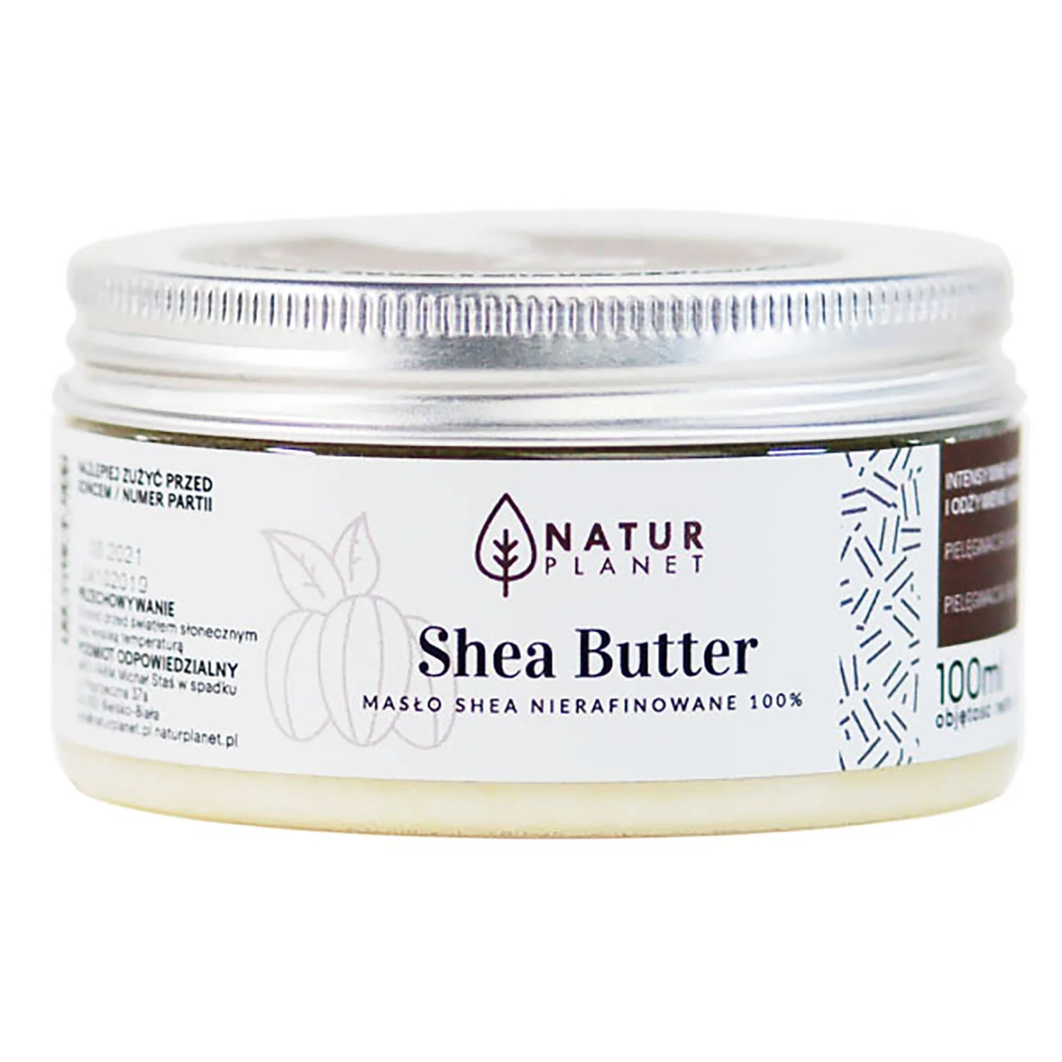 Natur Planet nierafinowane masło shea, 100 g