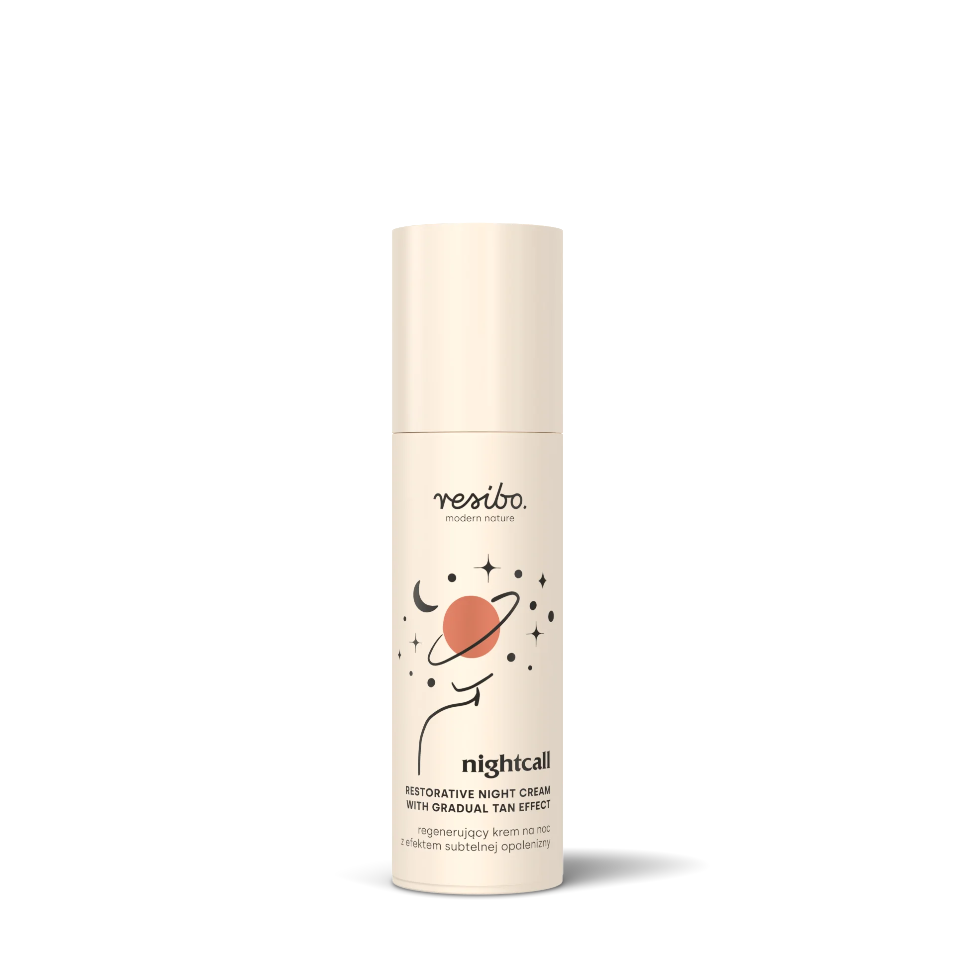 Resibo Nightcall regenerujący krem na noc z efektem subtelnej opalenizny, 50 ml