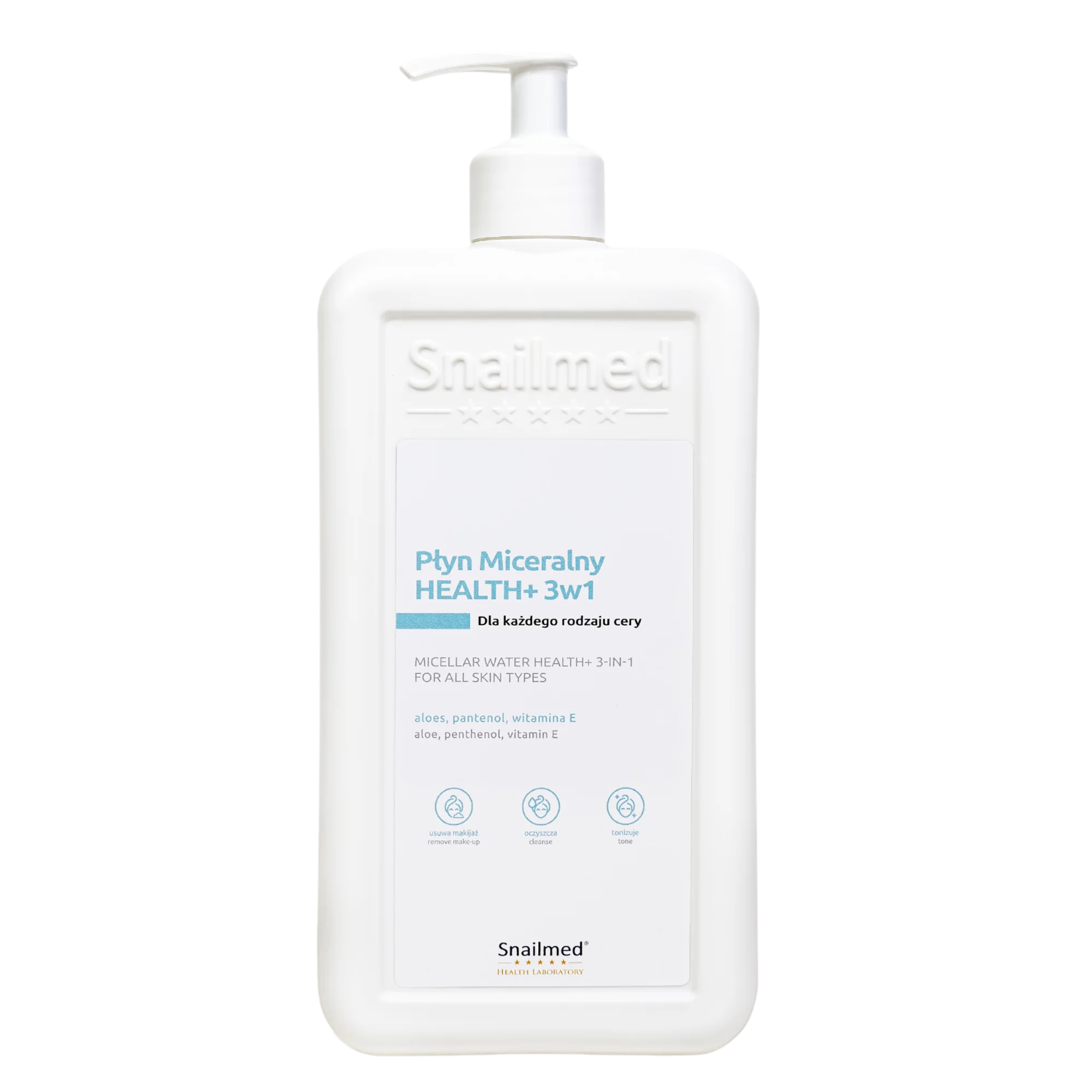 Snailmed Płyn micelarny HEALTH+ 3w1 480 ml