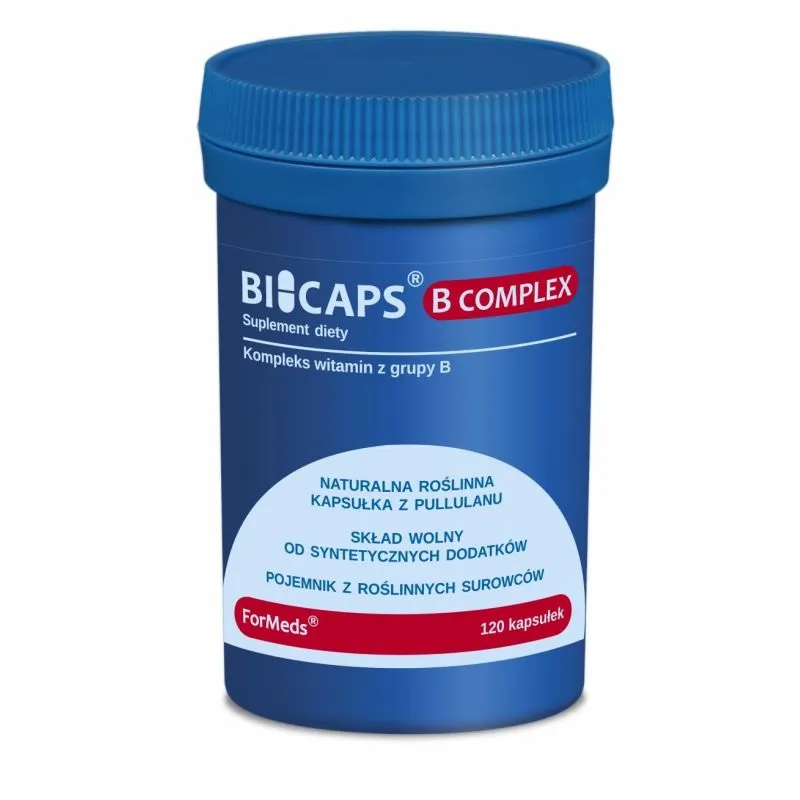 ForMeds Bicaps B Complex suplement diety, 120 kapsułek