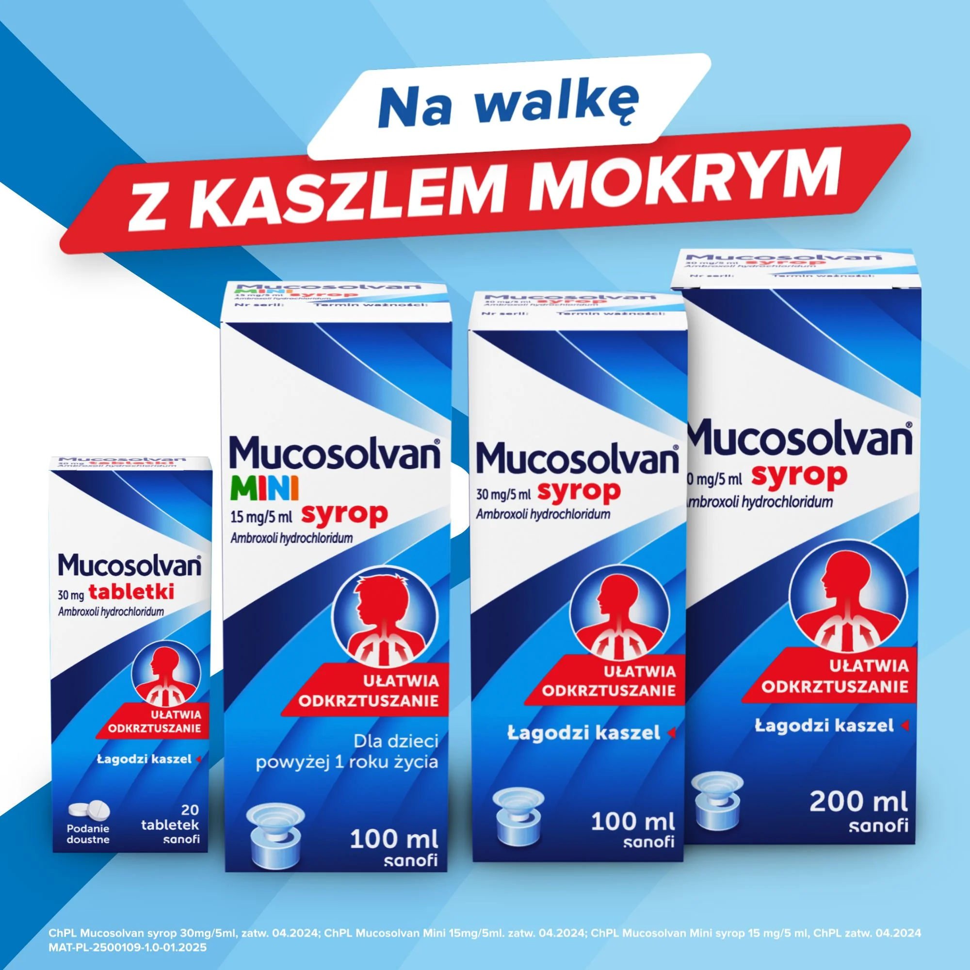 Mucosolvan Mini 15mg/5 ml, syrop, 100 ml