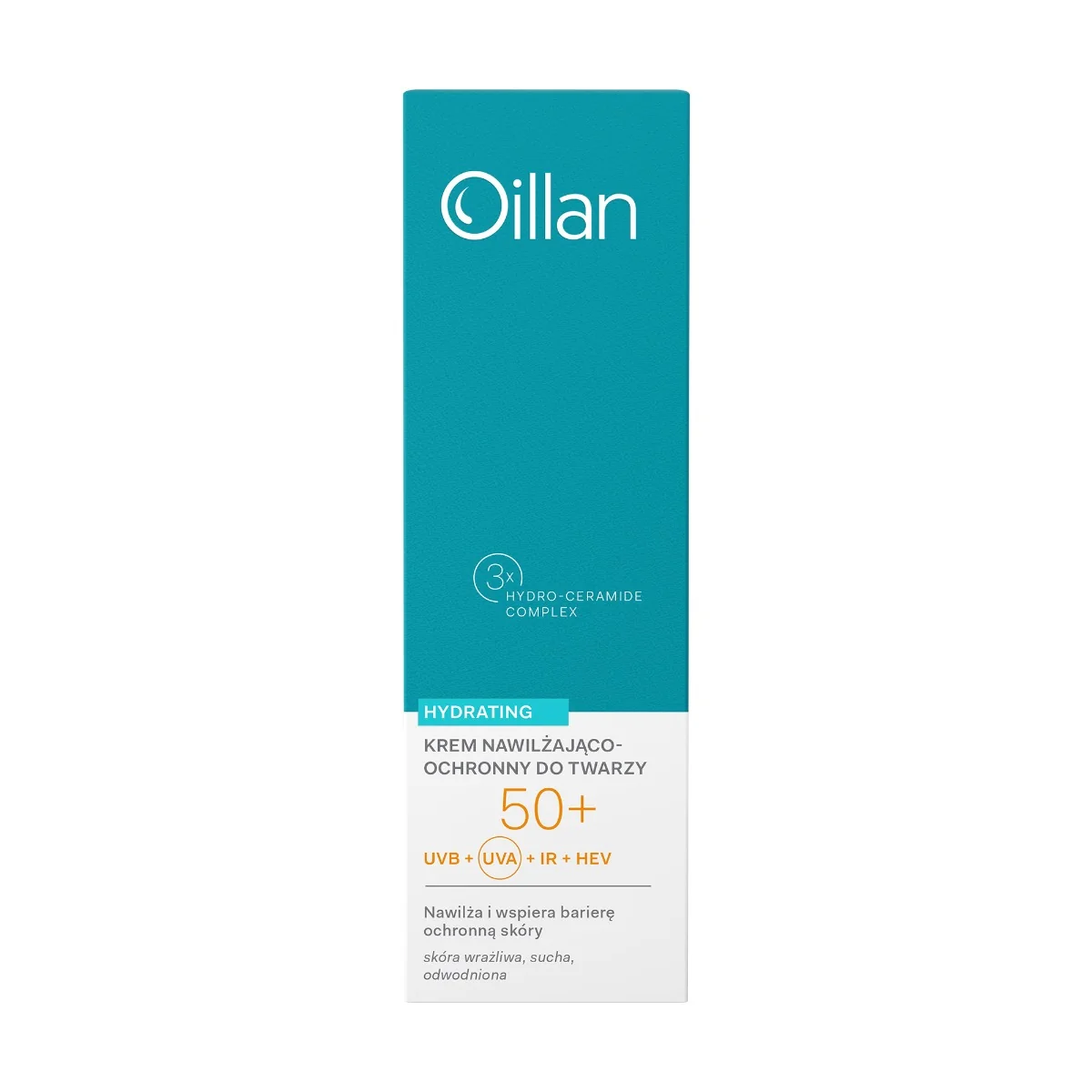 Oillan Hydrating krem nawilżająco- ochronny do twarzy SPF 50+, 50 ml