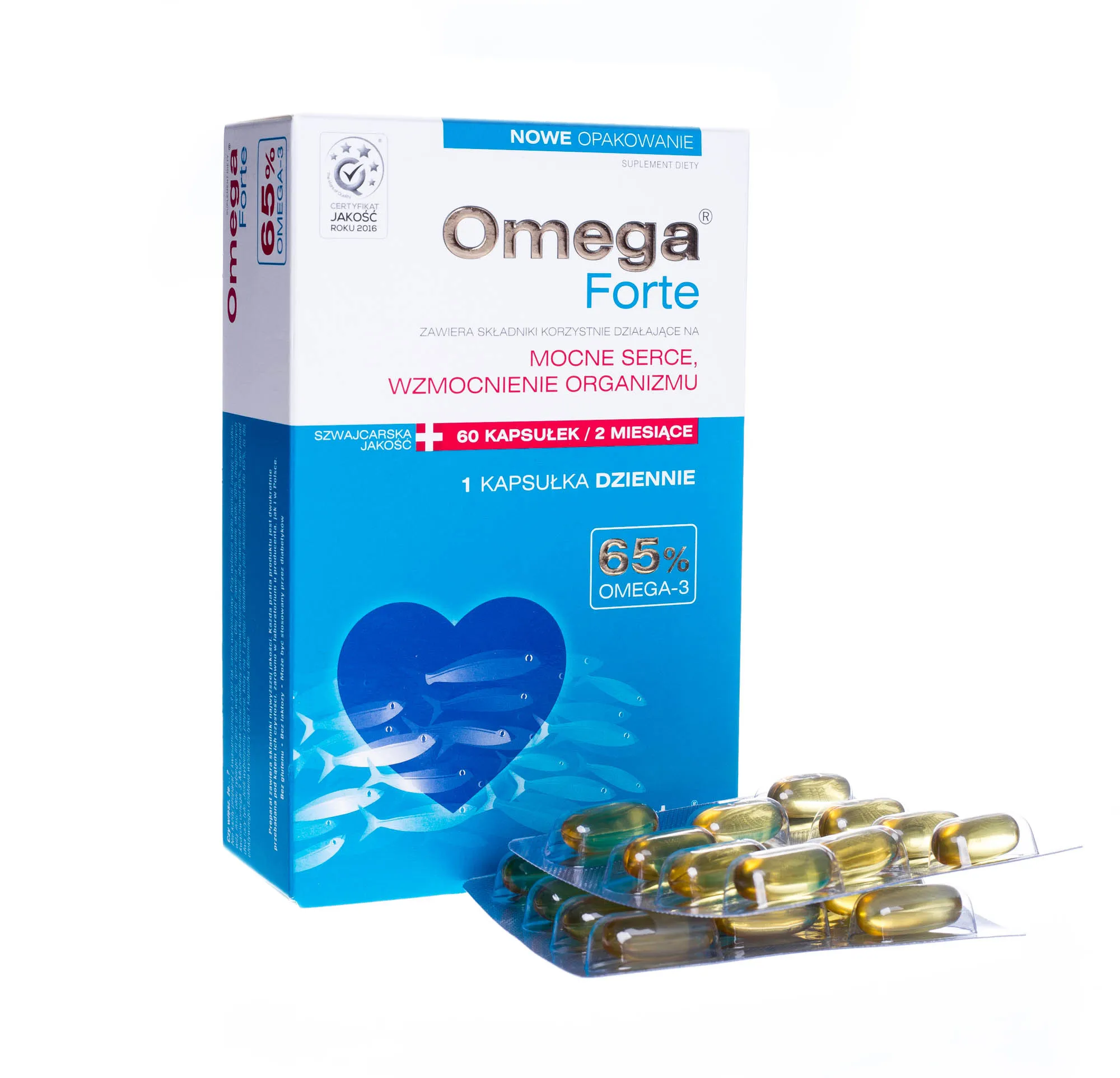 Omega Forte 65% Omega-3, 60 kaps. 