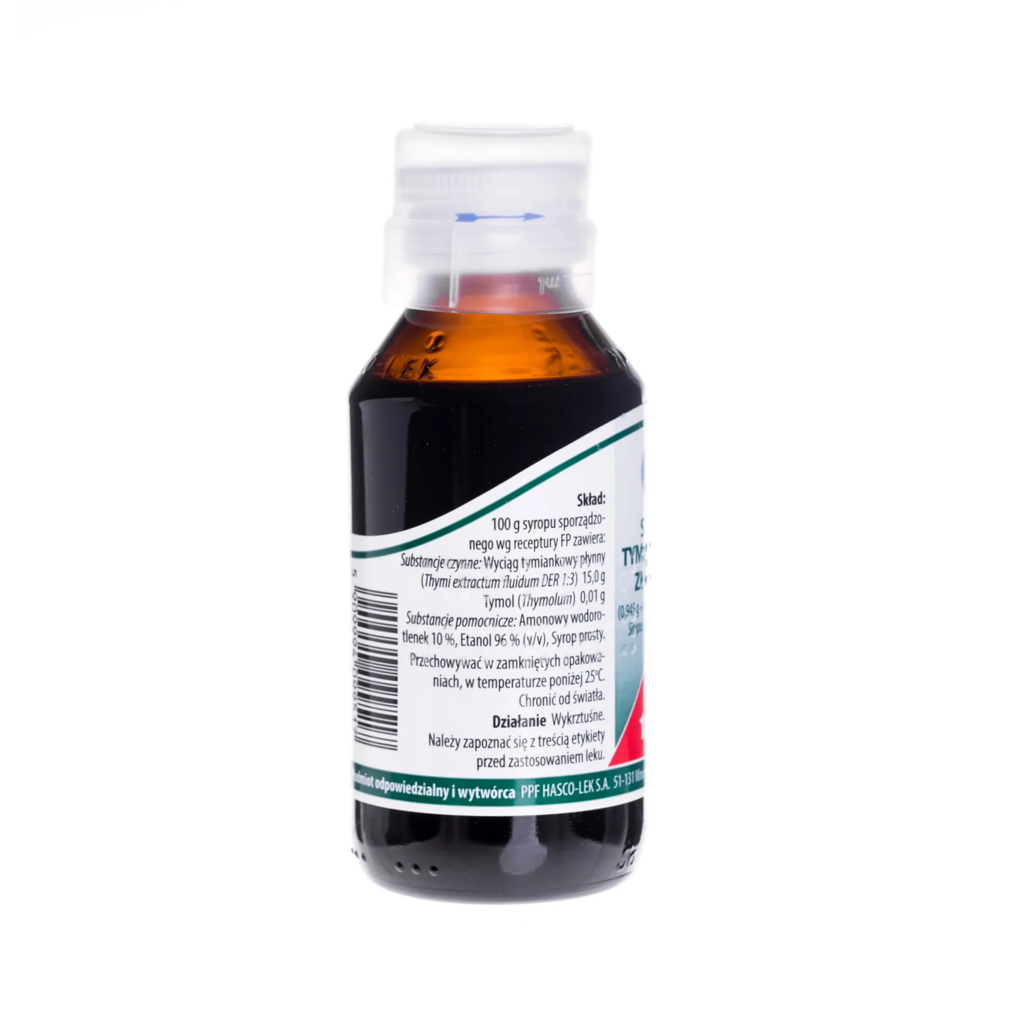 Syrop Tymiankowy Złożony(0,945 g+ 0,63 mg)/5 ml, 125 g 