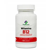 Witamina B12 1000 mcg+ kwas foliowy, suplement diety, 120 tabletek