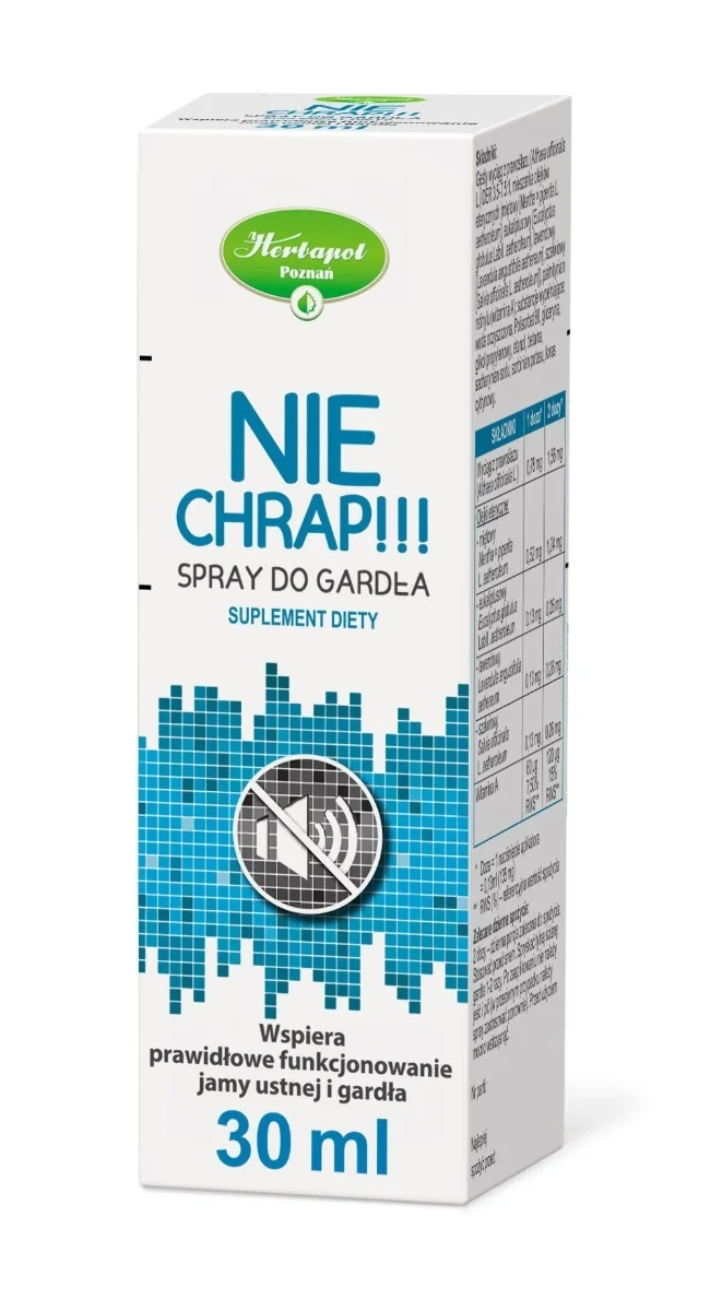 Nie Chrap!!! spray do gardła, 30 ml