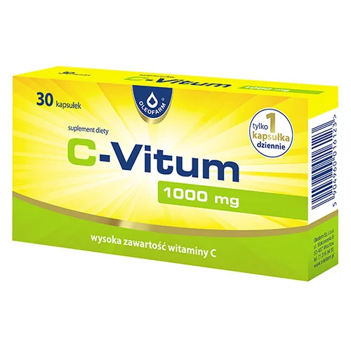 C-Vitum 1000 mg suplement diety, 30 kapsułek