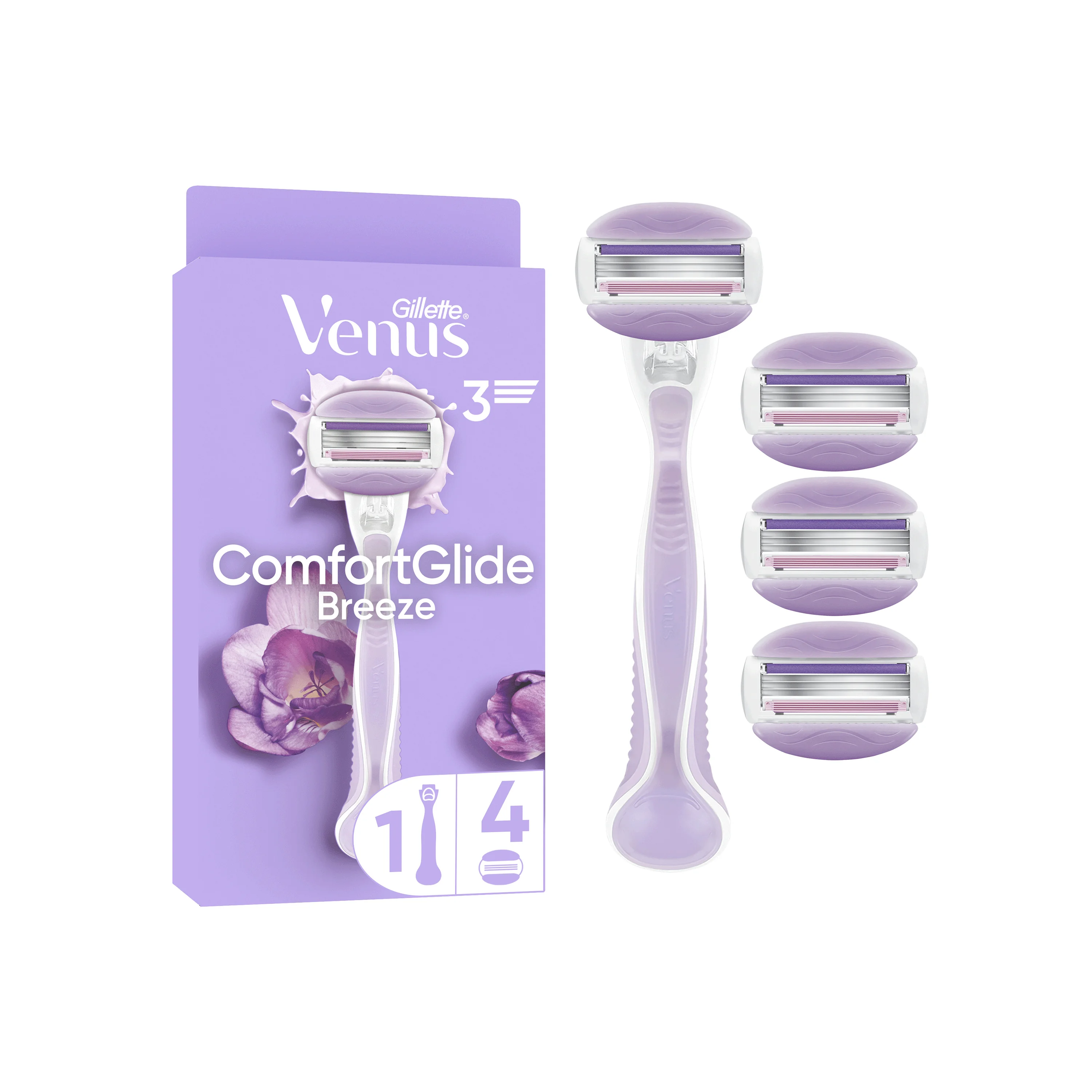 Gillette Venus Comfortglide SpaBreeze maszynka do golenia + 4 wymienne głowice