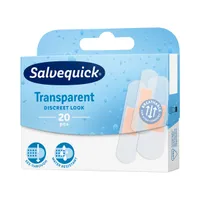 Salvequick Transparent, plastry transparentne mix, 20 sztuk