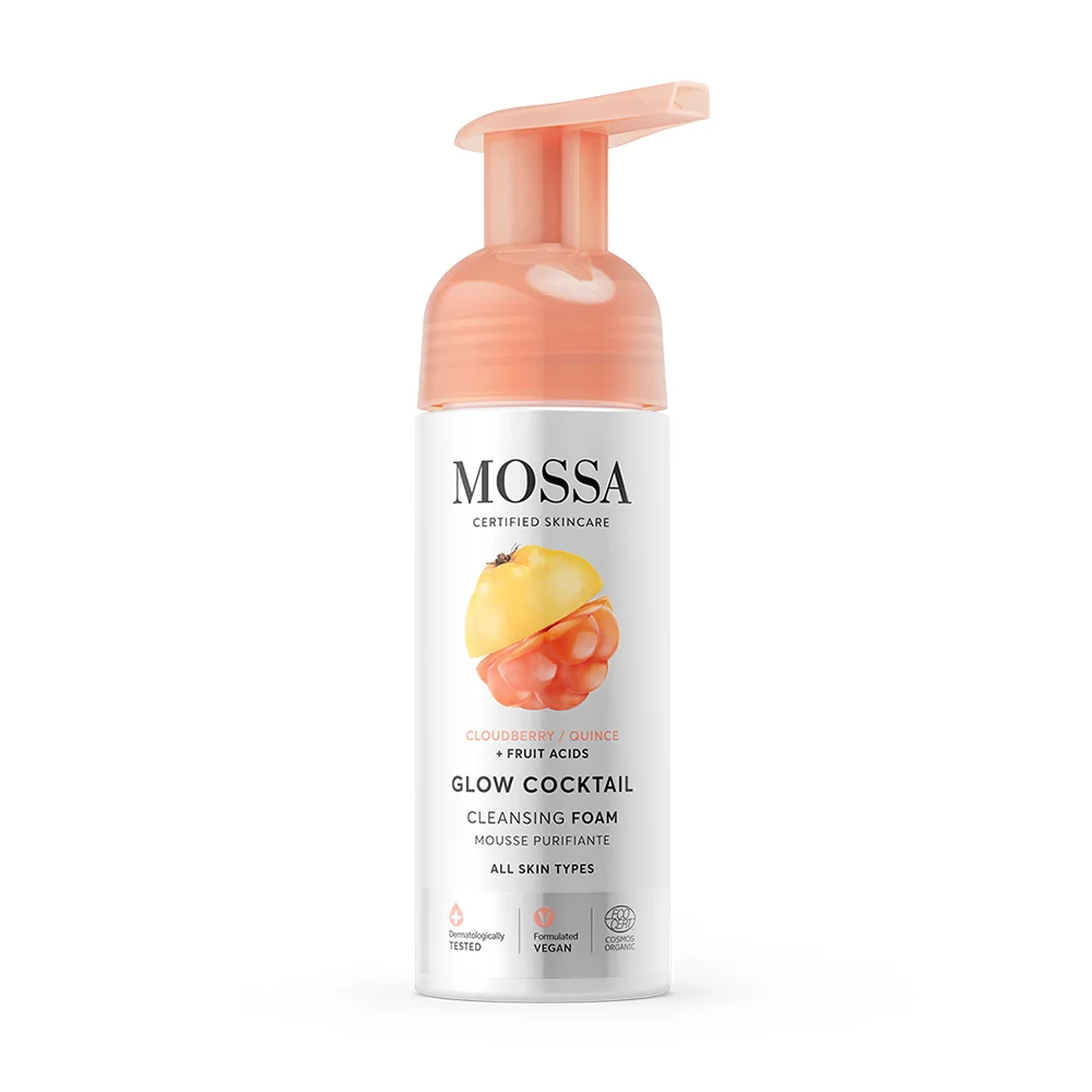 Mossa Glow Coctail oczyszczająca pianka do twarzy, 150 ml