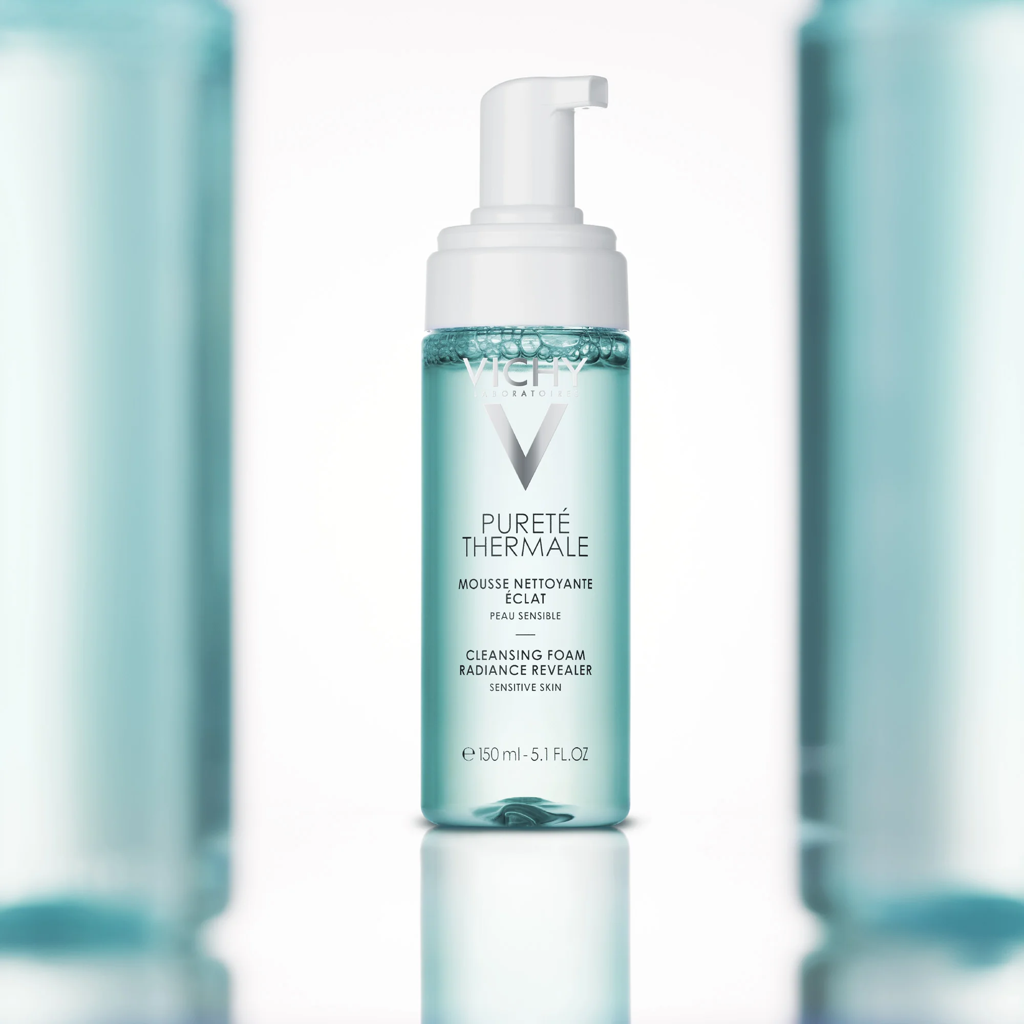 Vichy Purete Thermale oczyszczająca pianka przywracająca blask, 150 ml