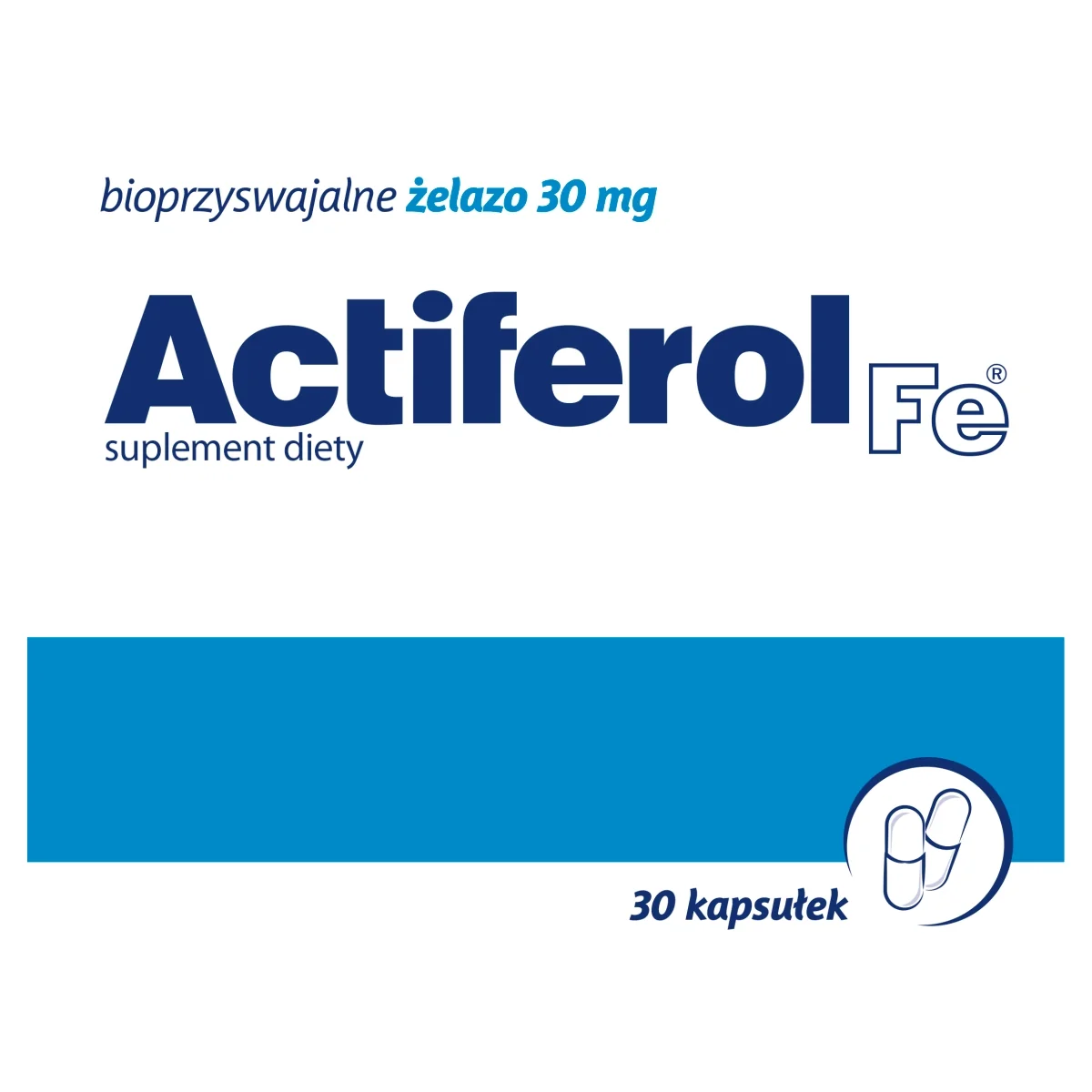 Actiferol Fe 30 mg 30 kapsułek