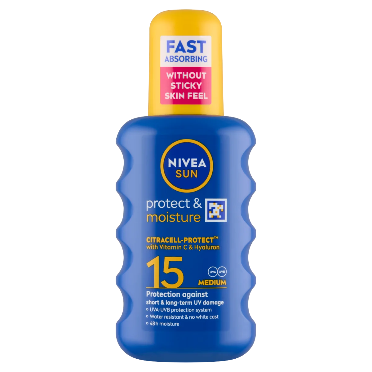 Nivea Sun Protect And Moisture nawilżający spray do opalania SPF 15, 200 ml