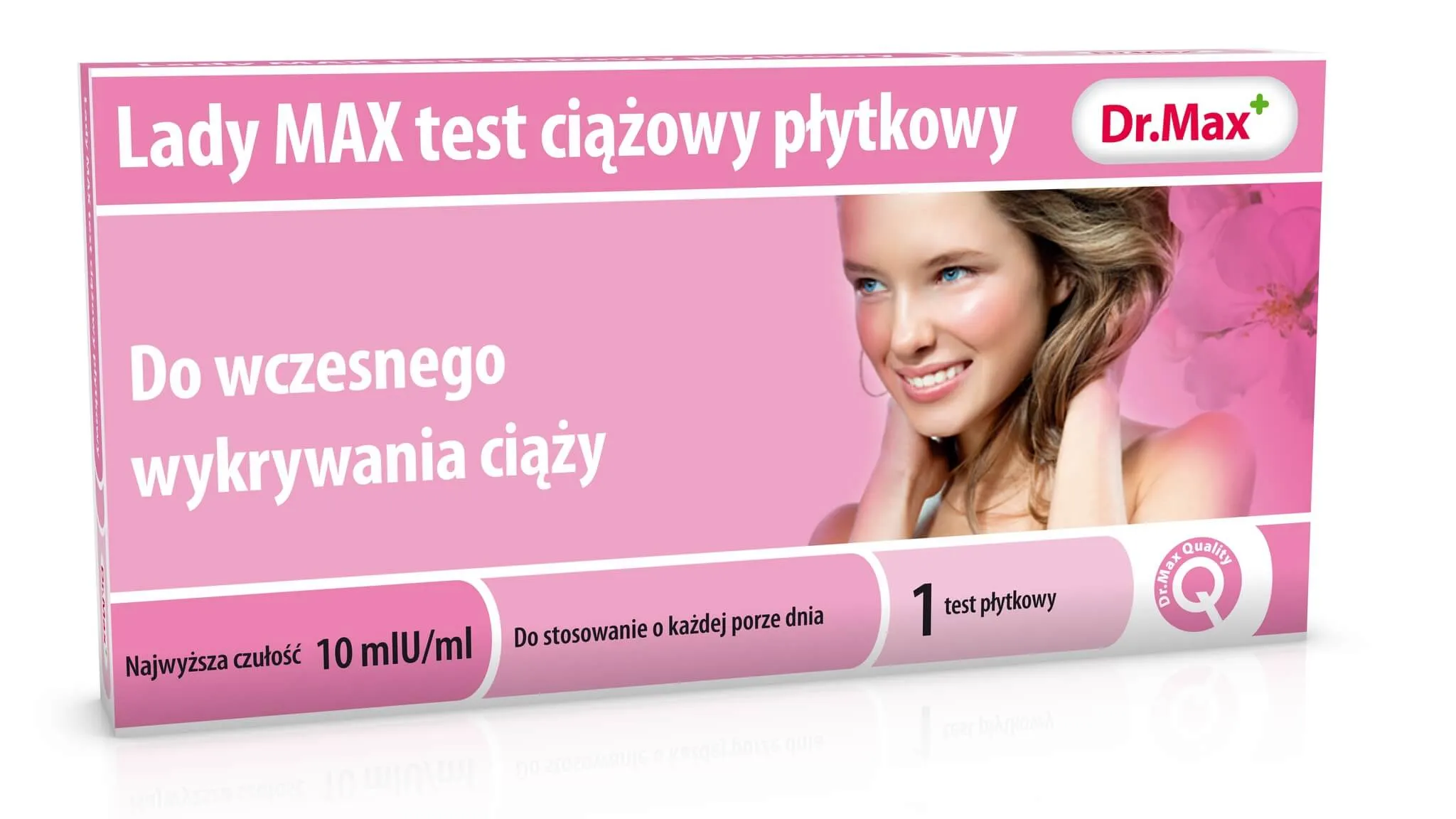 Lady Max Dr.Max, test ciążowy płytkowy, 1 sztuka