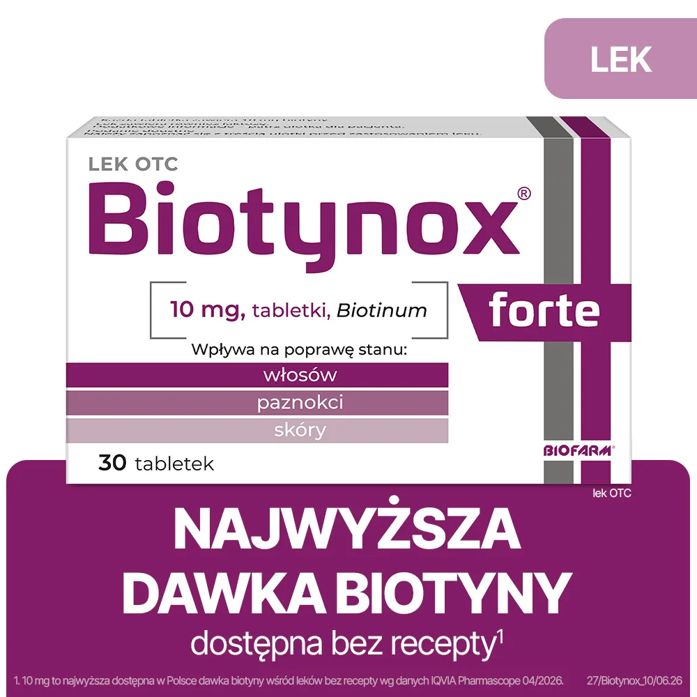Biotynox Forte 10 mg, 30 tabletek