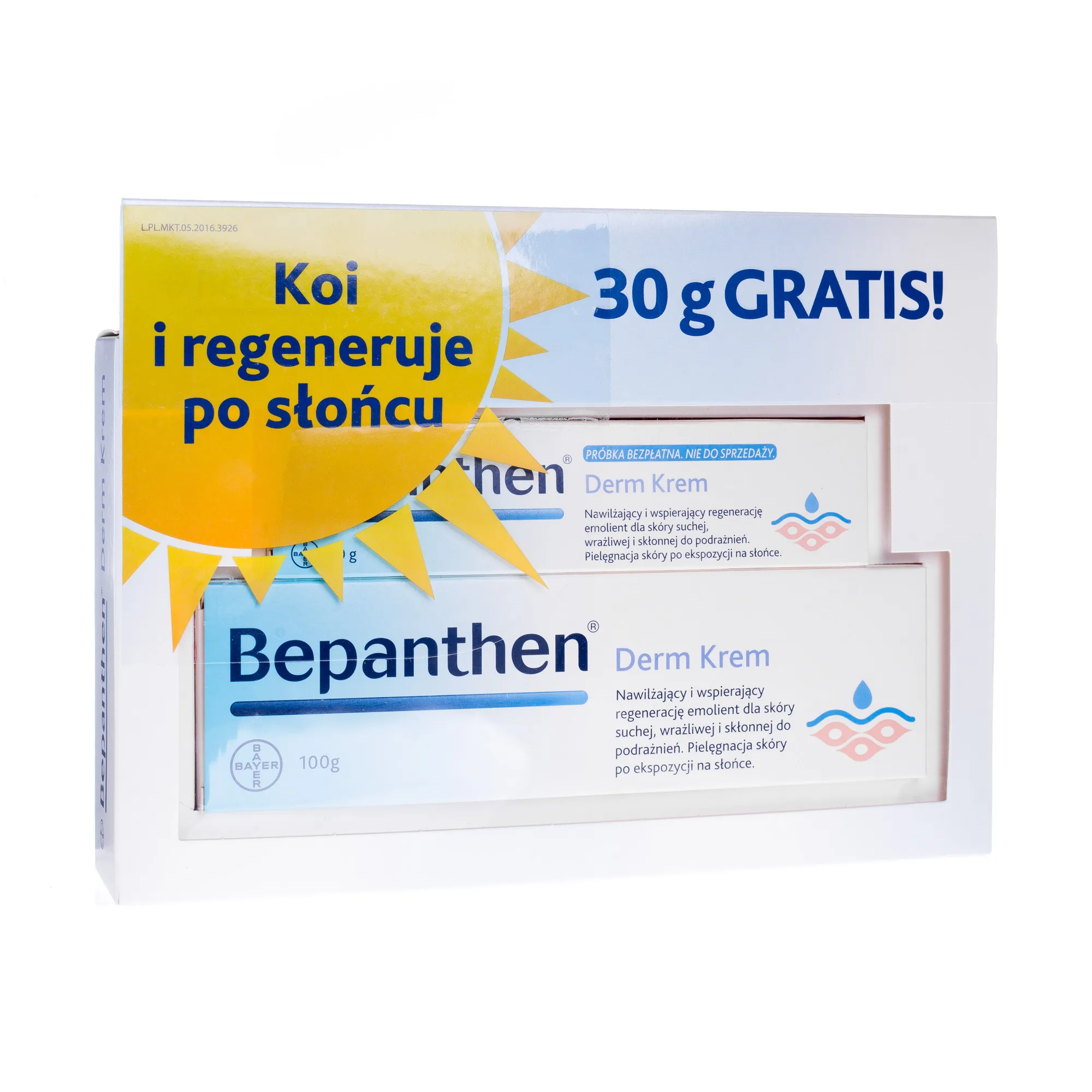 Bepanthen Derm Krem, zestaw promocyjny, 100 g + 30 g gratis 