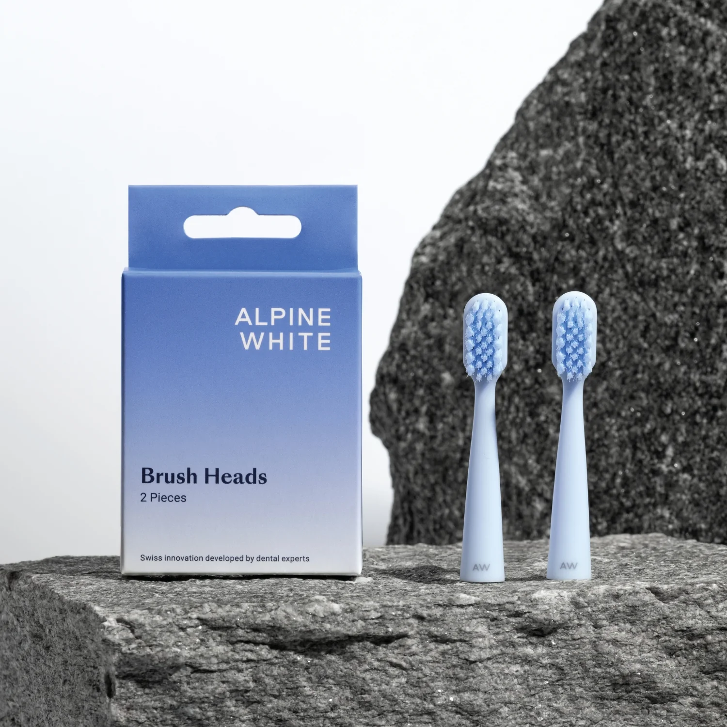 Alpine White wymienne końcówki do szczoteczki sonicznej, 2 sztuki