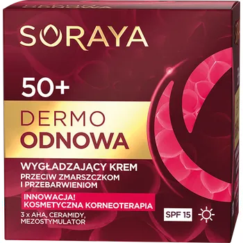 Soraya Dermo Odnowa 50+ krem wygładzający na dzień, 50 ml 