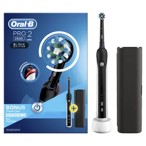 Oral-B, szczoteczka elektryczna Pro 2 2500 CA, Black, 1 sztuka