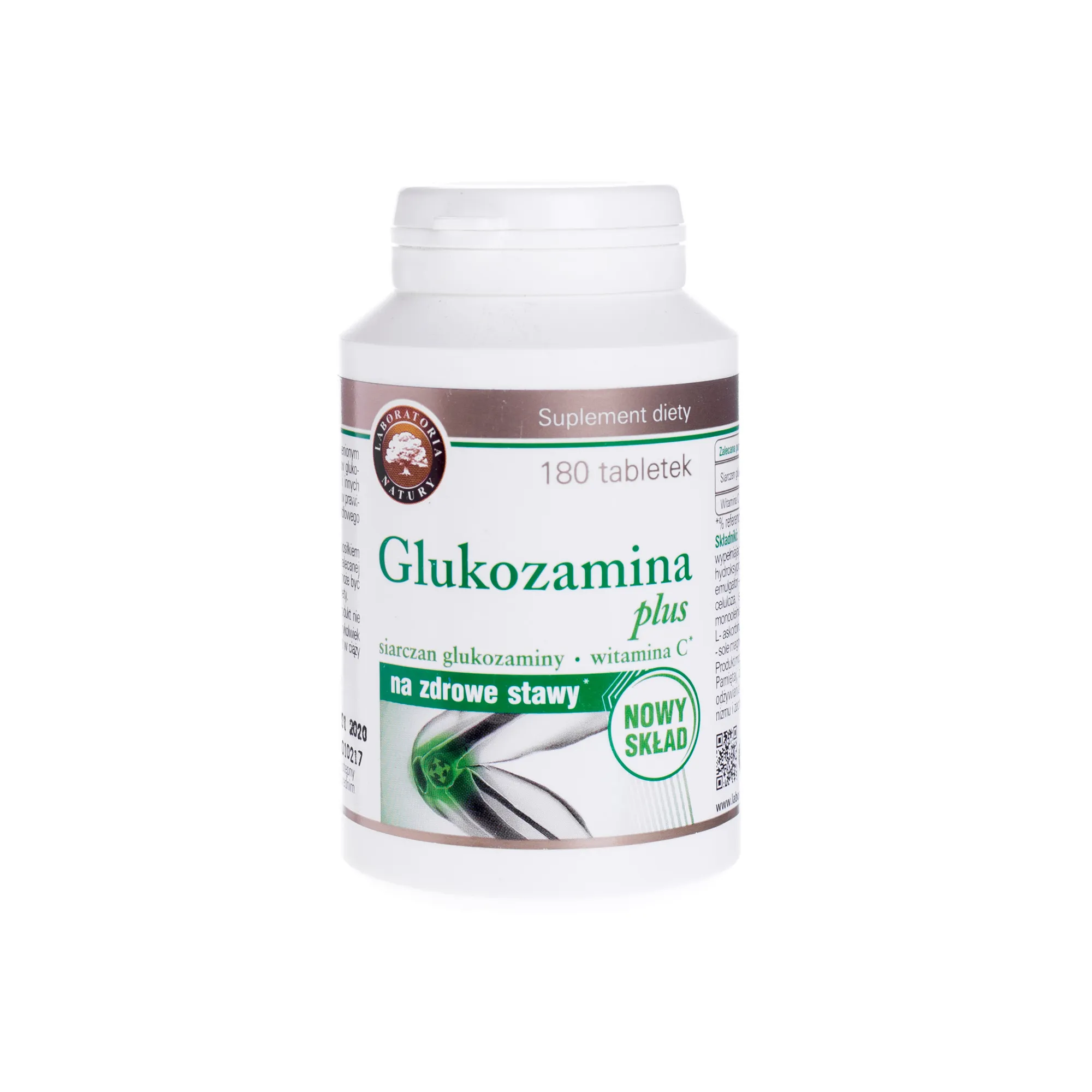 Glukozamina Plus, na zdrowe stawy, 180 tabletek