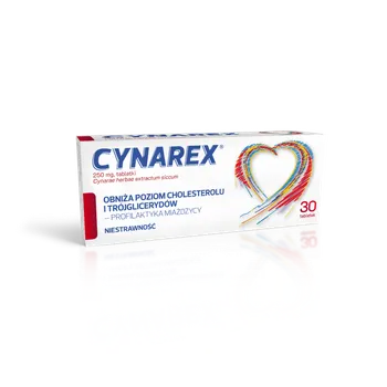 Cynarex, Cynerae herbae extractum siccum, 30 tabletek 