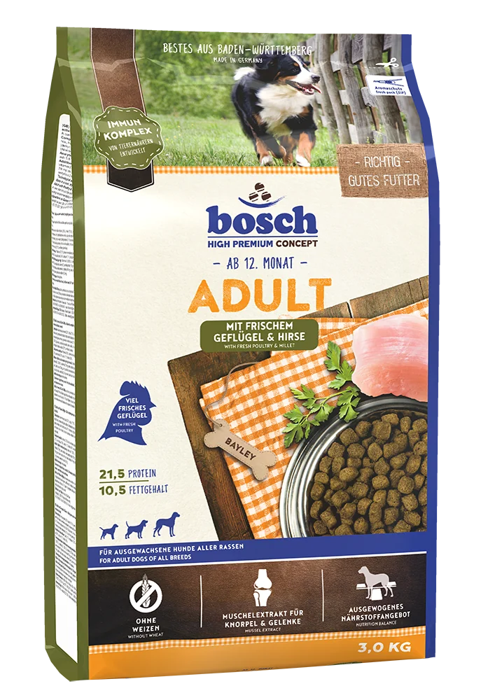 Bosch Geflügel & Hirse karma dla psów, 3 kg
