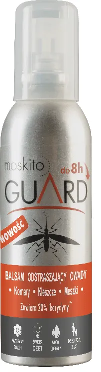 Moskito Guard, odstraszający balsam na komary, kleszcze, meszki, 75 ml
