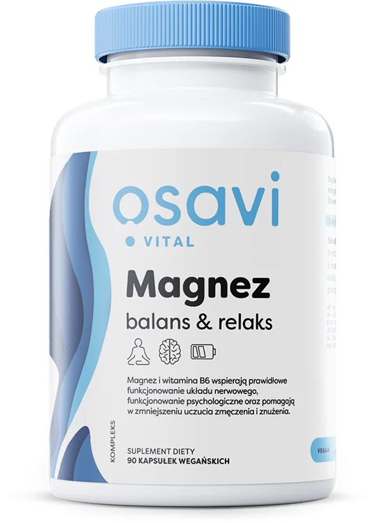 Osavi Magnez Balans & Relaks 90 kapsułek wegańskich