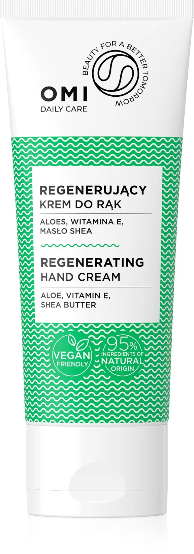 OMI regenerujący krem do rąk z aloesem, witaminą E i masłem shea, 75 ml