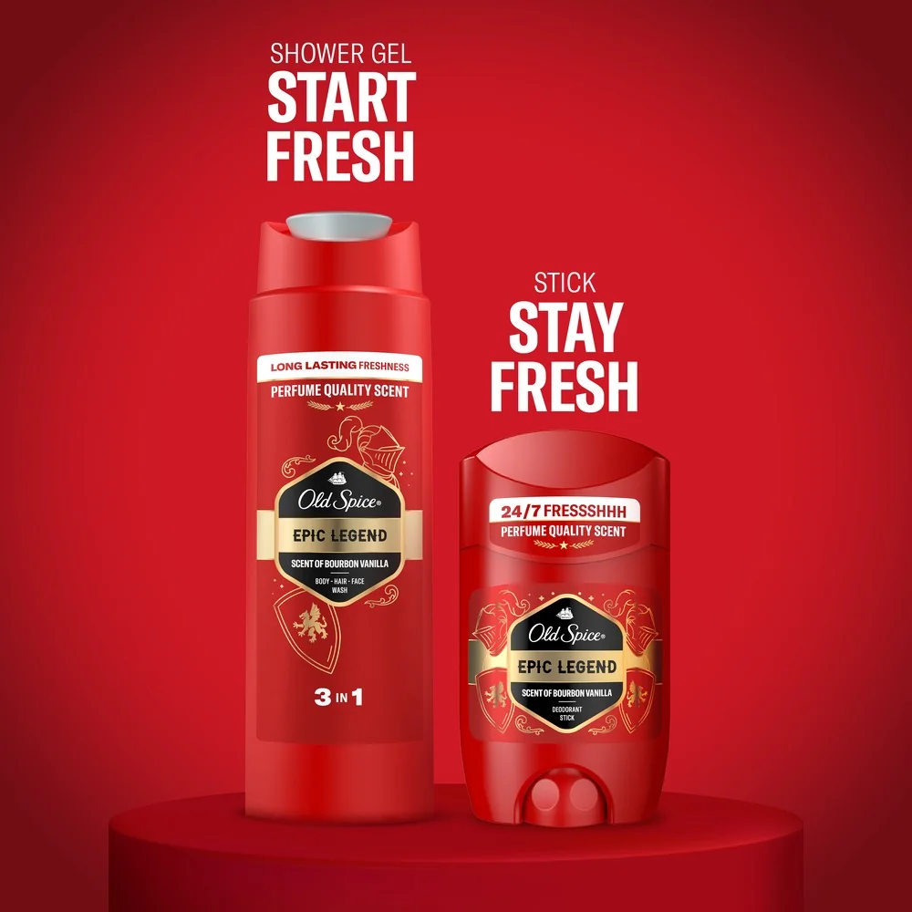 Old Spice Knight Zestaw Podarunkowy dezodorant w sztyfcie, 50 ml + żel pod prysznic, 250 ml