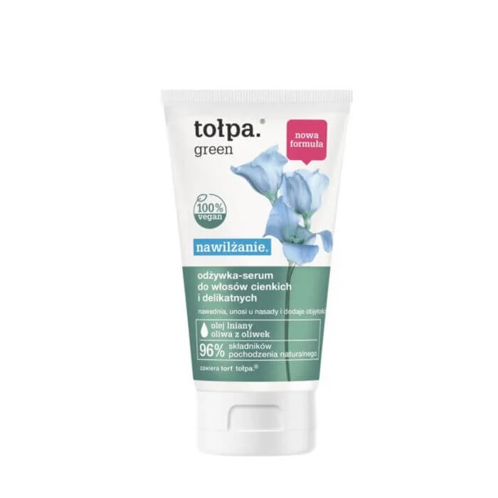 Tołpa Green Nawilżanie nawilżająca odżywka-serum do włosów cienkich i delikatnych, 150 ml