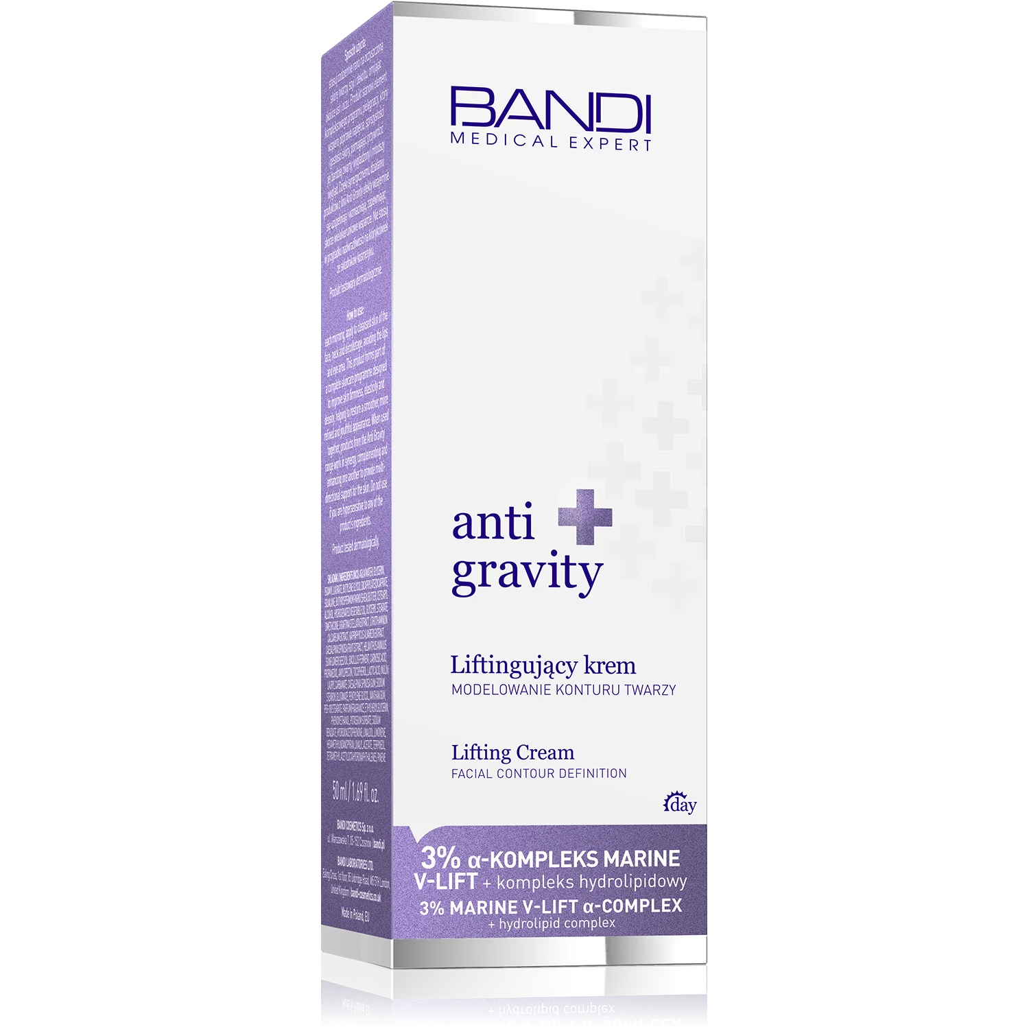 BANDI Anti Gravity liftingujący krem modelowanie konturu twarzy, 50 ml