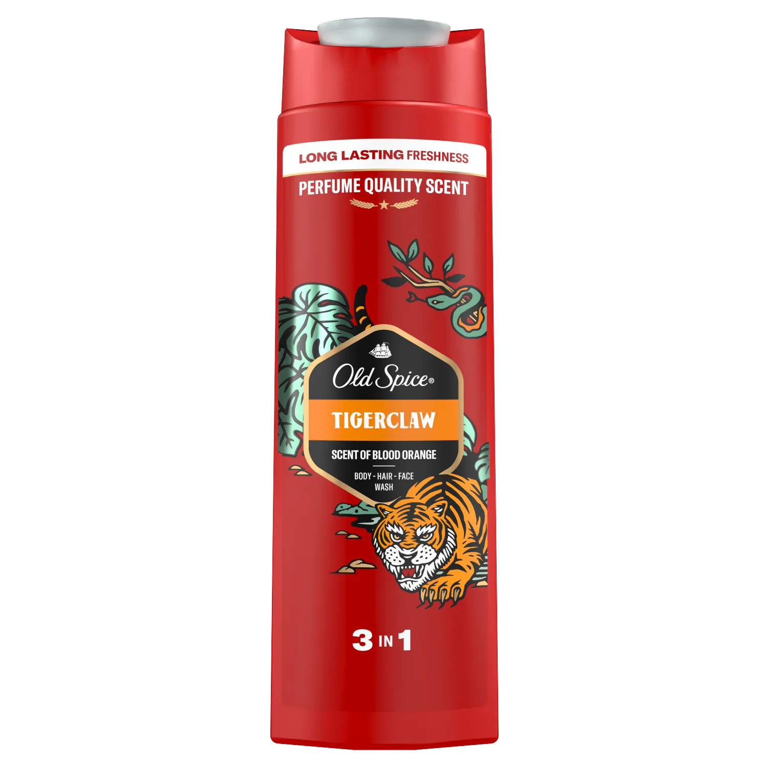 Old Spice Tiger Claw Żel pod prysznic i szampon dla mężczyzn, 400 ml