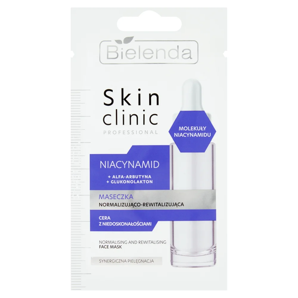 Bielenda Skin Clinic Professional NIACYNAMID maseczka normalizująco-rewitalizująca, 8 g