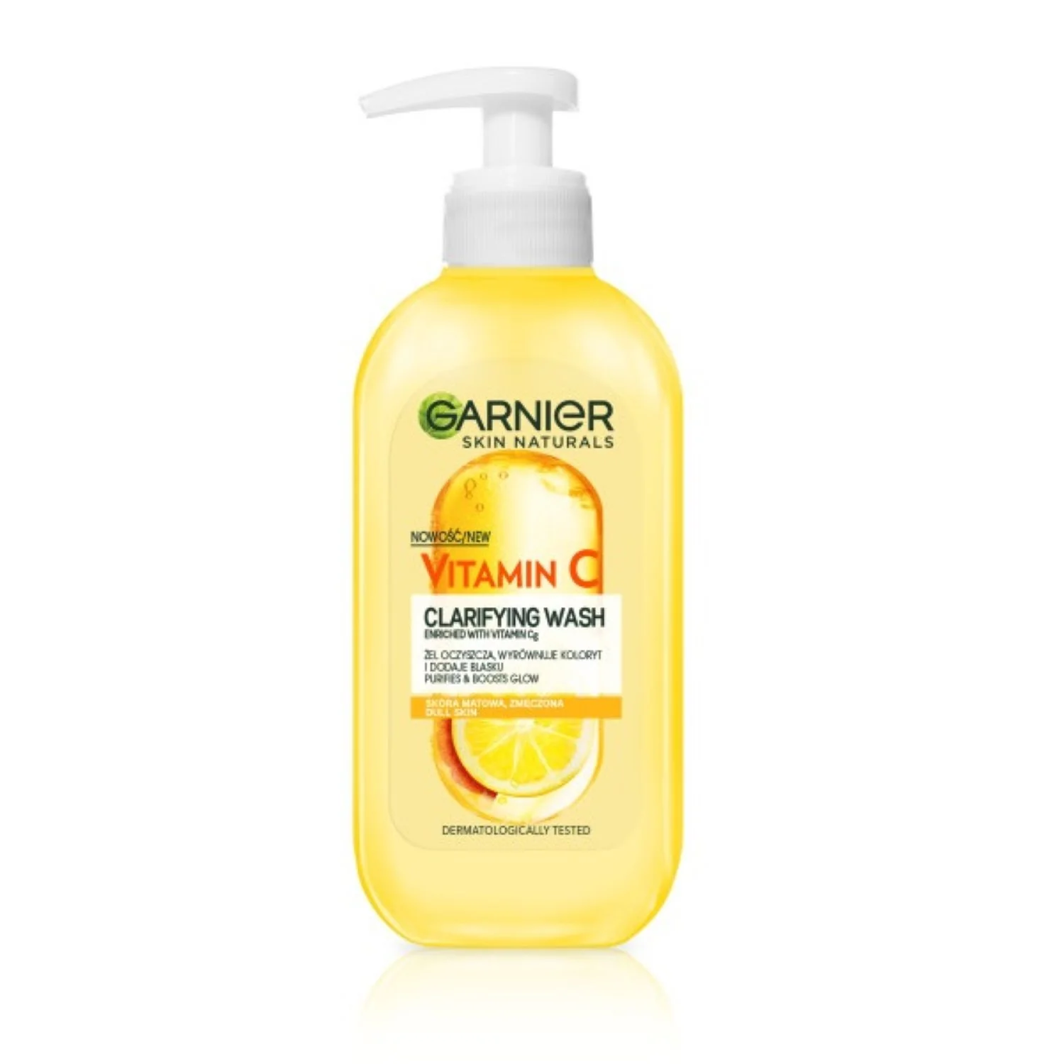 Garnier Skin Naturals Vitamin C żel oczyszczający z witaminą C i ekstraktem z cytryny, 200 ml