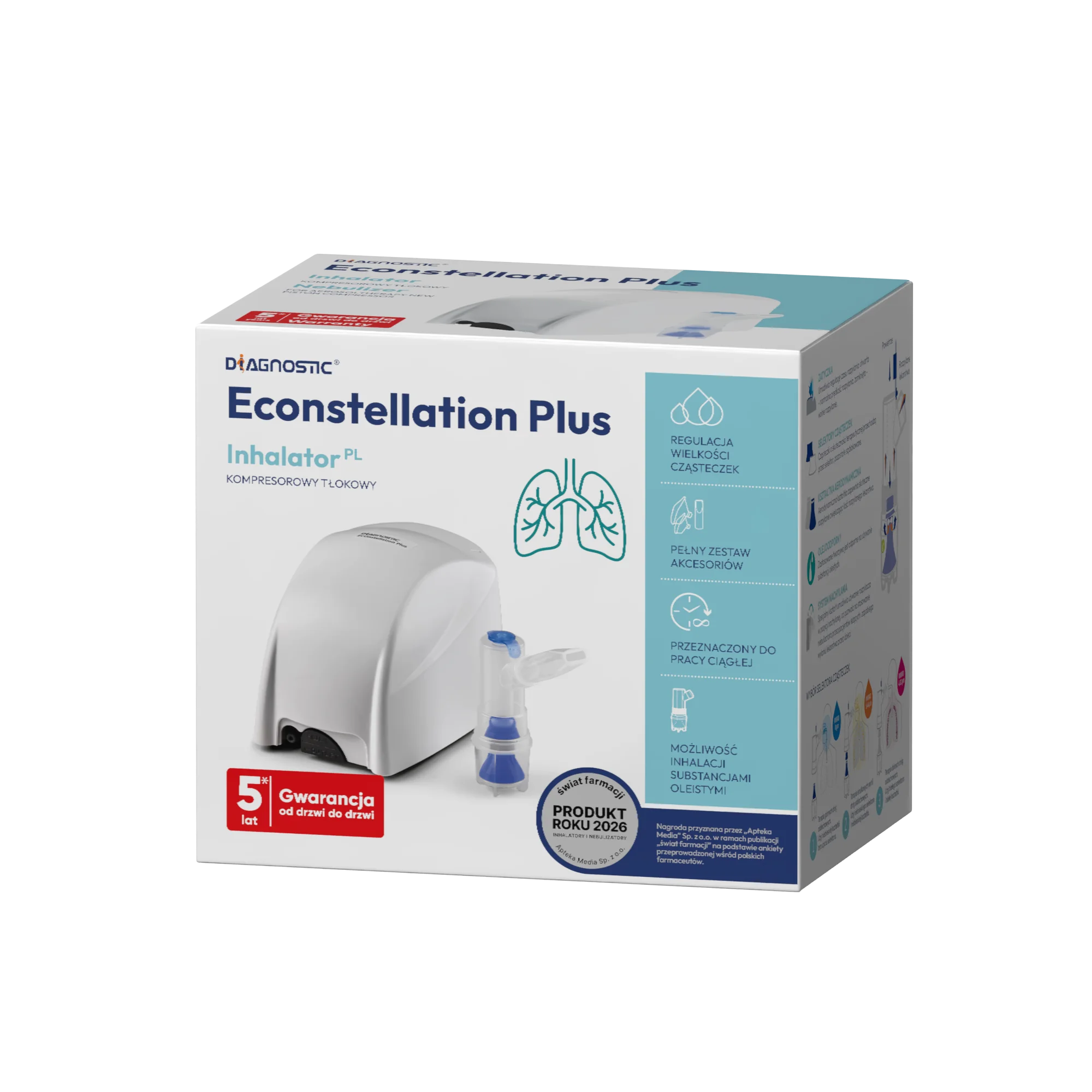 Inhalator kompresorowy Diagnostic Econstellation Plus 1 sztuka