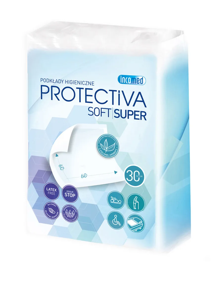 Protectiva soft super, podkłady higieniczne, 60X60, 30 sztuk