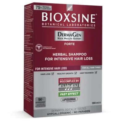 Bioxsine DermaGen Forte szampon przeciw wypadaniu włosów, 300 ml