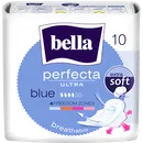 Bella Perfecta Ultra, Blue, podpaski ze skrzydełkami, 10 sztuk