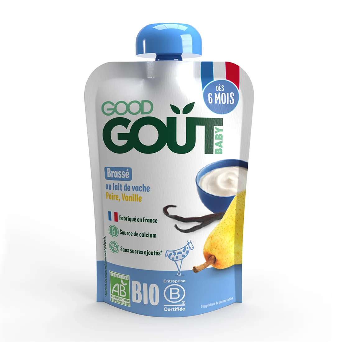 Good Gout BIO deser waniliowy z gruszką, 90 g