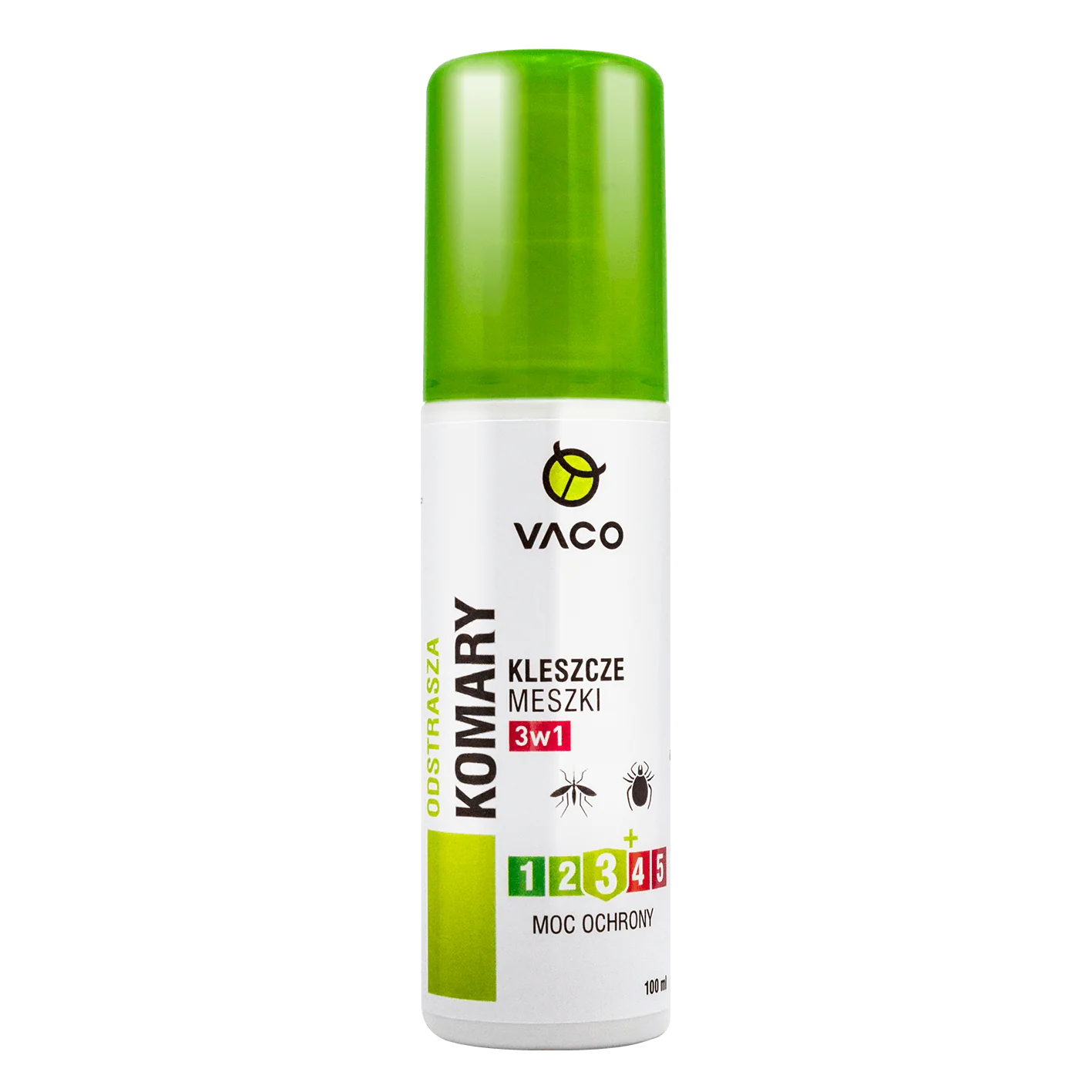 Vaco płyn na komary, kleszcze i meszki, 100 ml