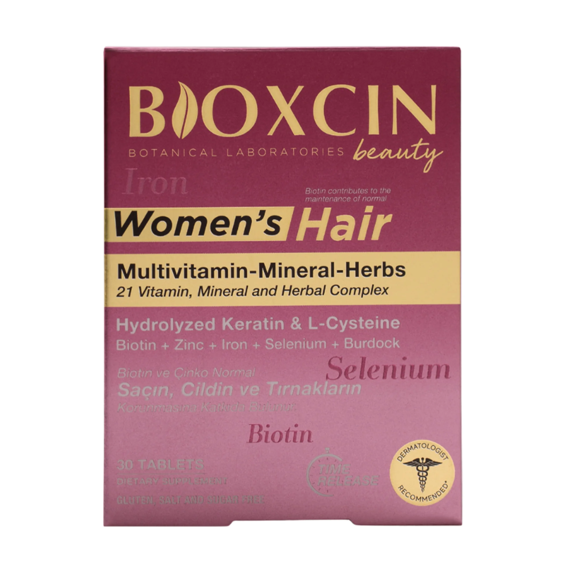 Bioxin Beauty Wzmocnienie włosów dla kobiet 30 tabletek
