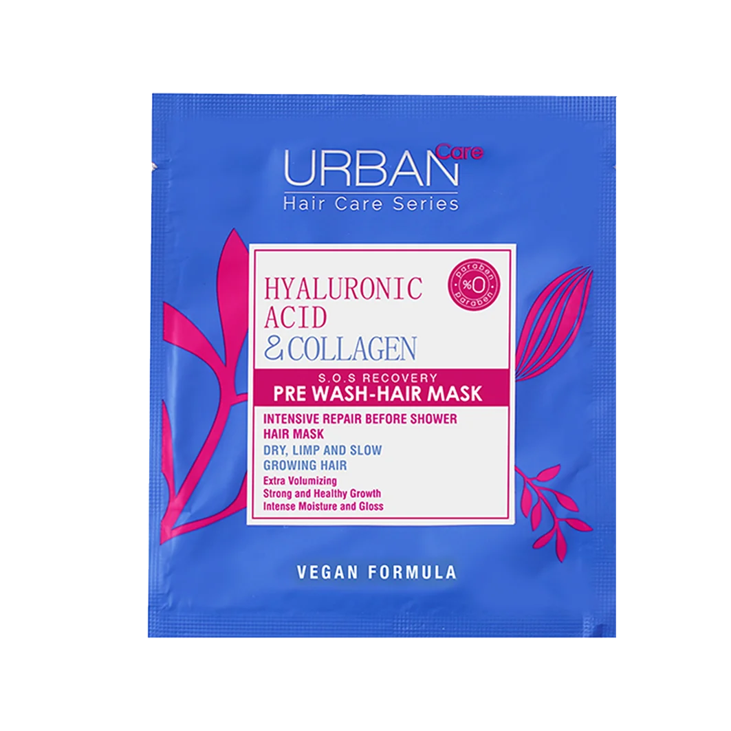Urban Care Hyaluronic Acid & Collagen nawilżająca maska do włosów, 50 ml