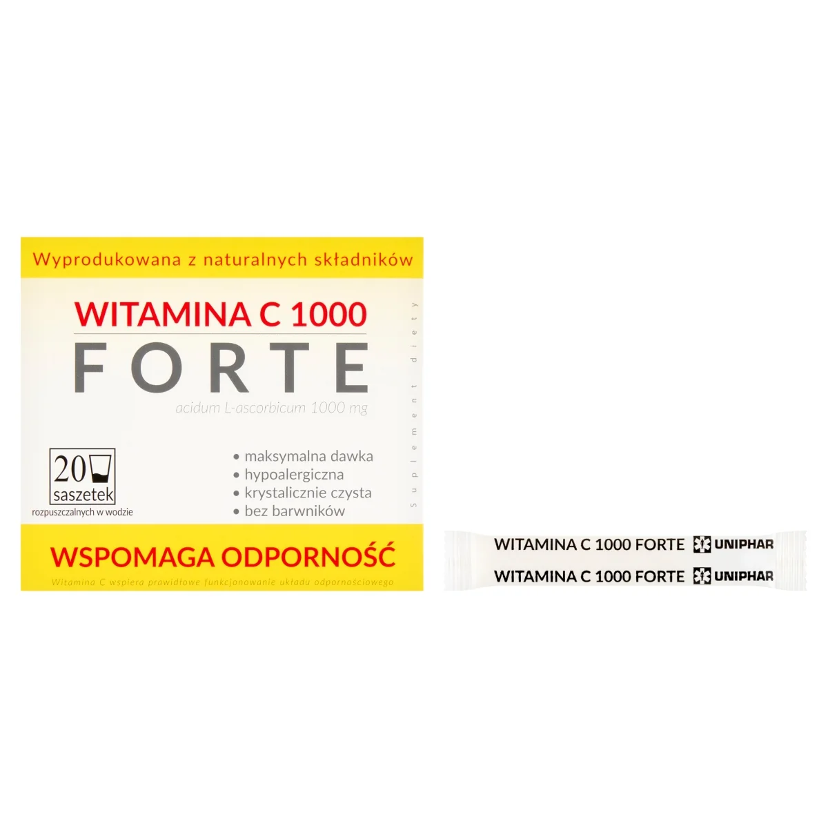 Uniphar Witamina C 1000 Forte 20 saszetek