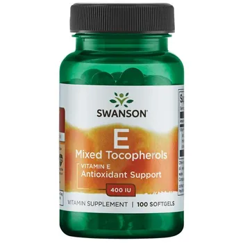 Swanson Vitamin E Mixed Tocopherols, suplement diety, 100 kapsułek 