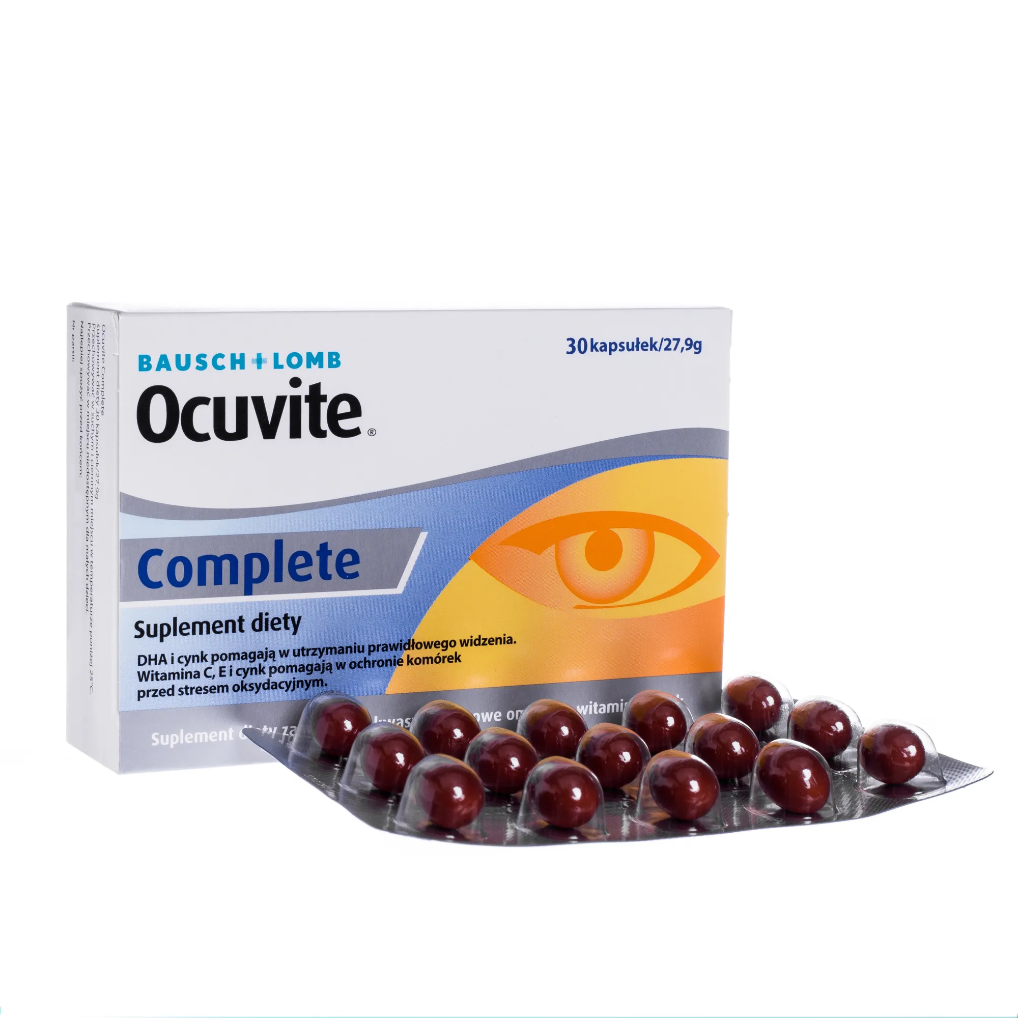 Ocuvite Complete,  suplement diety, 30 kapsułek 