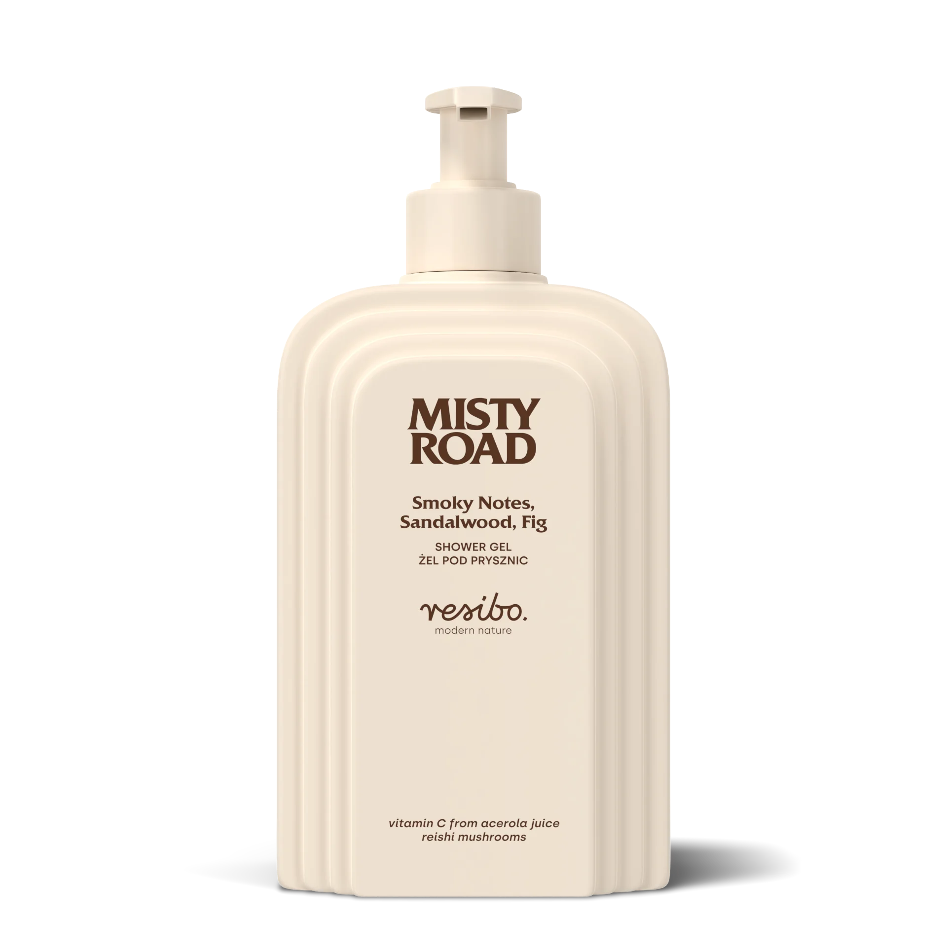 Resibo Misty Road żel pod prysznic mydło do rąk nuty dymne, drzewo sandałowe,  350 ml