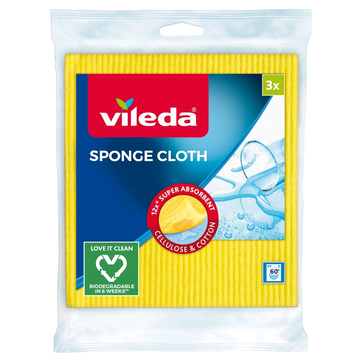 Vileda pucerka gąbkowa, 3 sztuki