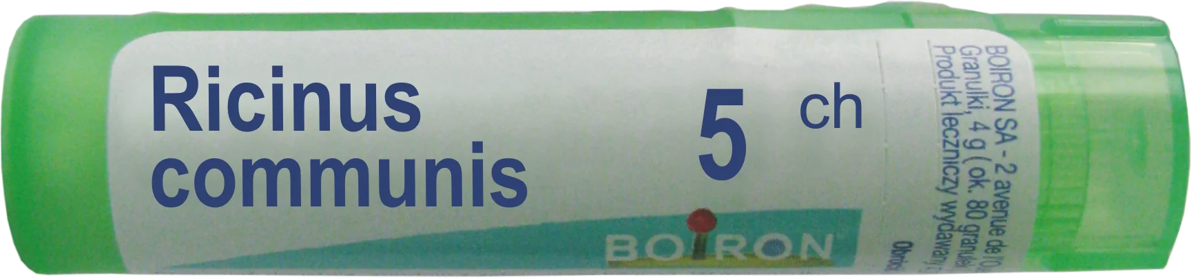 Boiron Ricinus Communis 5 CH granulki, 4 g